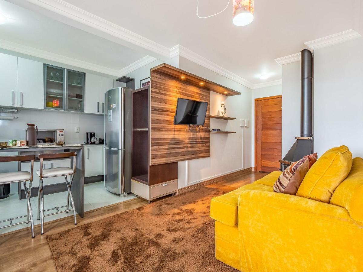 Апартаменти Cristo Rei 302 - Apartamento Em Gramado - Vista Para O Vale Екстер'єр фото